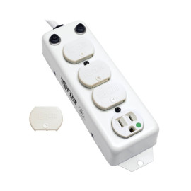 Tripp Lite PS-415-HG-OEM Safe-IT UL 1363A Medical-Grade Power Strip for Patient-Care Vicinity 4x 15A Hospital-Grade Outlets 15 ft. Cord