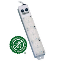 Tripp Lite PS-607-HG-OEM Safe-IT UL 1363A Medical-Grade Power Strip for Patient-Care Vicinity 6x 15A Hospital-Grade Outlets Safety Covers 7 ft. Cord Safe-IT Series