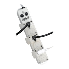 Tripp Lite PS-615-HG-OEM Safe-IT UL 1363A Medical-Grade Power Strip for Patient-Care Vicinity 6x15A Hospital-Grade Outlets Safety Covers 15 ft. Cord