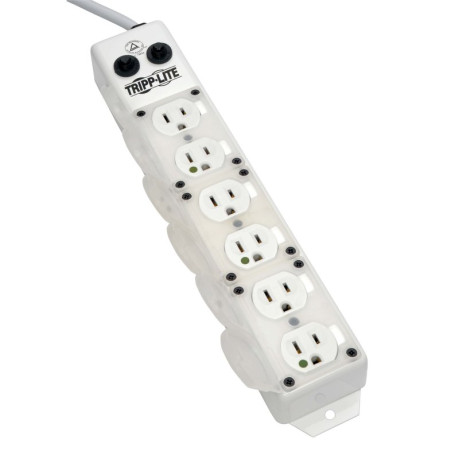 Tripp Lite PS-615-HG-OEM Safe-IT UL 1363A Medical-Grade Power Strip for Patient-Care Vicinity 6x15A Hospital-Grade Outlets Safety Covers 15 ft. Cord