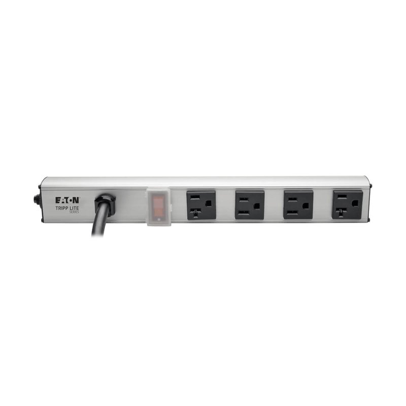 Tripp Lite PS120420 4-Outlet Vertical Power Strip 2-15A & 2-20A 120V 15 ft. (4.57 m) Cord 5-20P 12 in. Safe-IT Series