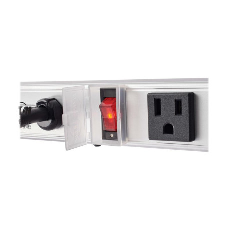 Tripp Lite PS3612RA 12 Right-Angle Outlet Vertical Power Strip 120V 15A 15 ft. (4.57 m) Cord 5-15P 36 in.