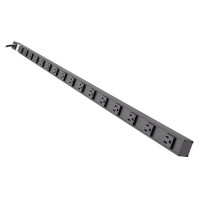Tripp Lite PS4816B 16-Outlet Vertical Power Strip 120V 15A NEMA 5-15P 15 ft. (4.57 m) Cord 48 in. Black Housing Safe-IT Series