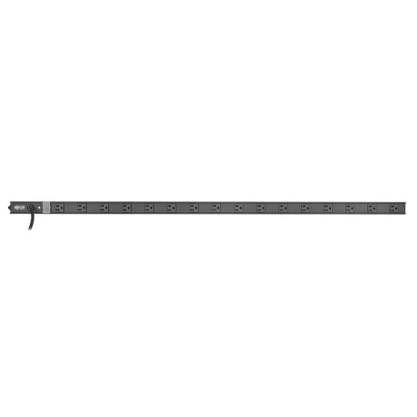 Tripp Lite PS4816B 16-Outlet Vertical Power Strip 120V 15A NEMA 5-15P 15 ft. (4.57 m) Cord 48 in. Black Housing Safe-IT Series