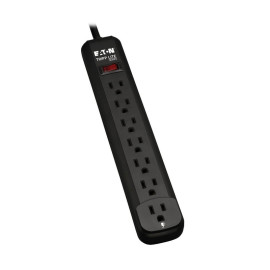 Tripp Lite PS712B Power It! 7-Outlet Power Strip 12 ft. (3.66 m) Cord Black Housing