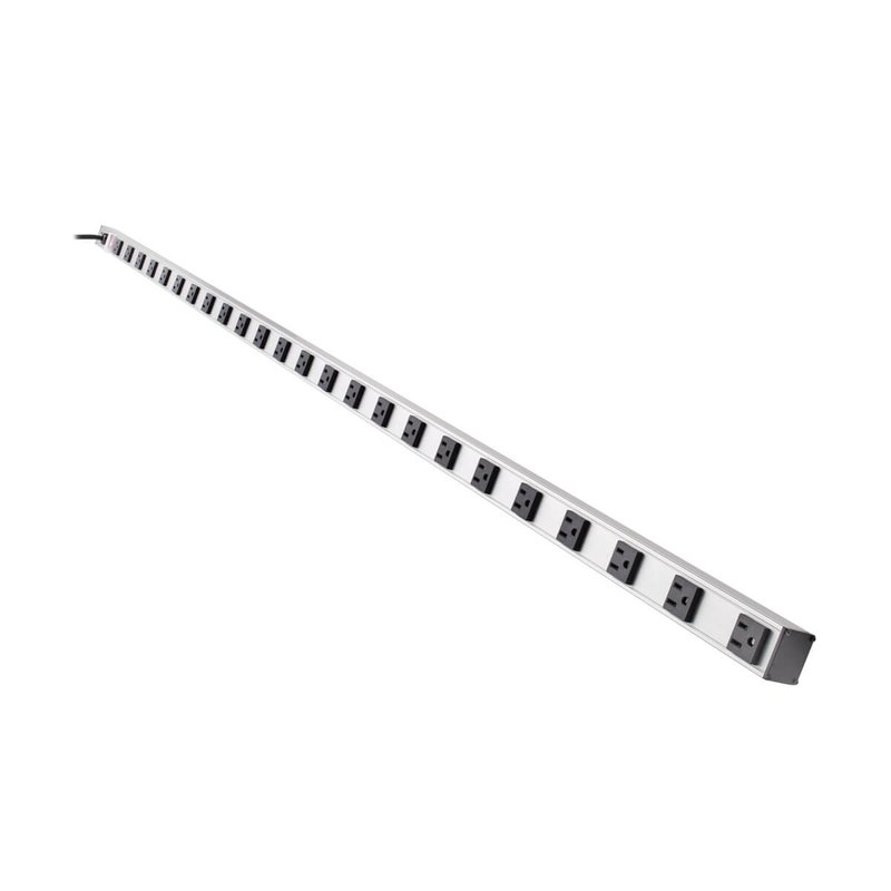 Tripp Lite PS7224 24-Outlet Vertical Power Strip 120V 15A 5-15P 15 ft. (4.57 m) Cord 72 in.