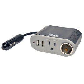 Tripp Lite PV100USB 100W PowerVerter Ultra-Compact Car Inverter with Outlet 12V CLA Receptacle and 2 USB Charging Ports