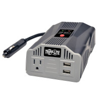 Tripp Lite PV200USB 200W PowerVerter Ultra-Compact Car Inverter with Outlet and 2 USB Charging Ports PowerVerter Series