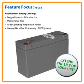 Tripp Lite RBC52 UPS Replacement Battery Cartridge for Select Best Liebert Minuteman and Other UPS
