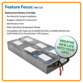 Tripp Lite RBC72S Replacement Battery Cartridge for Select 72V SmartOnline UPS Systems