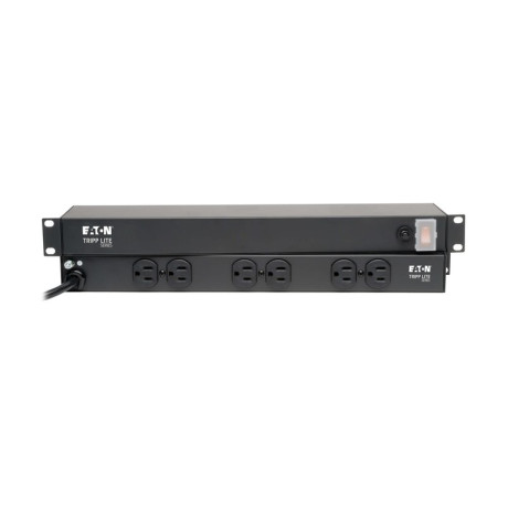 Tripp Lite RS-0615-R 1U Rack-Mount Network Server Power Strip 120V 15A 6-Outlet (Rear-Facing) 15 ft. (4.57 m) Cord Power Strip Rack