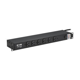 Tripp Lite RS-1215 1U Rack-Mount Power Strip 120V 15A 5-15P 12 Outlets (6 Front-Facing 6-Rear-Facing) 15 ft. (4.57 m) Cord