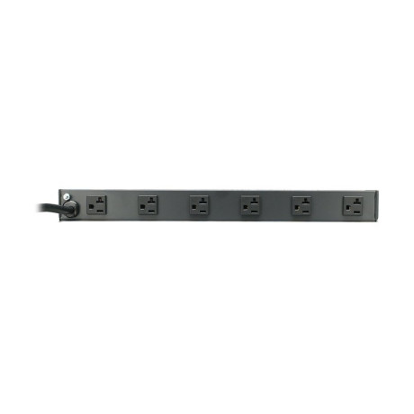 Tripp Lite RS-1215-20 1U Rack-Mount Power Strip 120V 20A 5-20P 12 Outlets (6 Front-Facing 6-Rear-Facing) 15 ft. (4.57 m) Cord Power Strip Rack