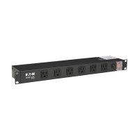 Tripp Lite RS-1215-RA 1U Rack-Mount Power Strip 120V 15A 5-15P 12 Right-Angle 5-15R Outlets (6 Front-Facing 6 Rear-Facing) 15 ft. (4.57 m) Cord Power Strip Rack