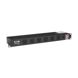 Tripp Lite RS-1215-RA 1U Rack-Mount Power Strip 120V 15A 5-15P 12 Right-Angle 5-15R Outlets (6 Front-Facing 6 Rear-Facing) 15 ft. (4.57 m) Cord