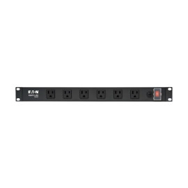 Tripp Lite RS-1215-RA 1U Rack-Mount Power Strip 120V 15A 5-15P 12 Right-Angle 5-15R Outlets (6 Front-Facing 6 Rear-Facing) 15 ft. (4.57 m) Cord