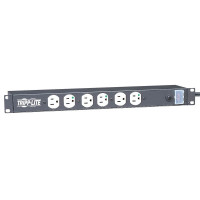 Tripp Lite RS1215-HG NOT for Patient-Care Vicinity - UL 1363 1U Rackmount Power Strip with 12 Hospital-Grade Outlets 15 ft. (4.57 m) Cord Power Strip Rack