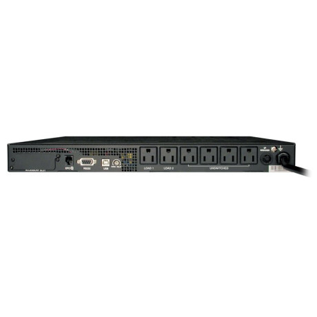 Tripp Lite SM1000RM1UTAA TAA SmartPro 120V 1kVA 800W Line-Interactive Sine Wave UPS 1U Rack/Vertical Network Card Options USB 6 Outlets UPS Battery Backup
