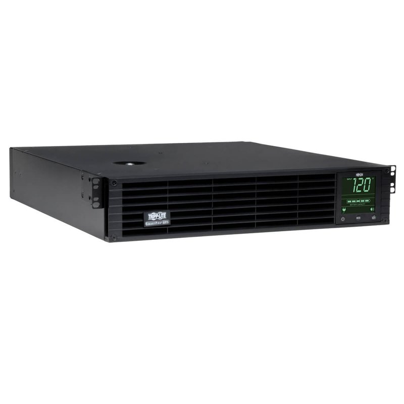 Tripp Lite SM2200RMXL2UTAA TAA SmartPro 120V 2.2kVA 1.92kW Line-Interactive Sine Wave UPS 2U Extended Run Network Card Options LCD USB DB9 UPS Battery Backup