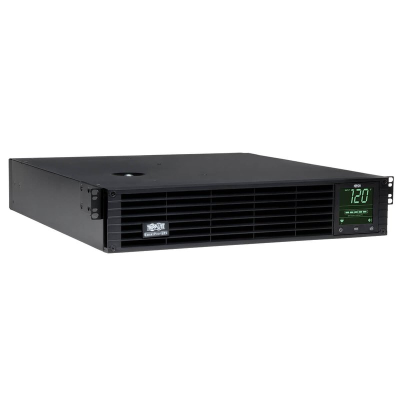 Tripp Lite SM3000RMXLNTAA TAA-Compliant SmartPro 120V 3kVA 2.88kW Line-Interactive Sine Wave UPS 2U Rack/Tower Extended Run Pre-Installed WEBCARDLX Network Interface LCD USB DB9 Serial