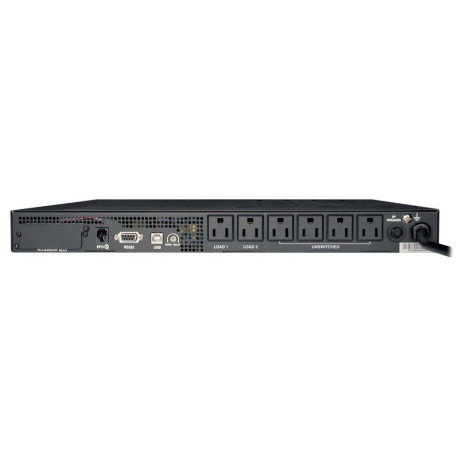 Tripp Lite SMART1000RM1U SmartPro 120V 1kVA 800W Line-Interactive Sine Wave UPS Network Card Option USB DB9 6 Outlets 1U Rack/Vertical UPS Battery Backup