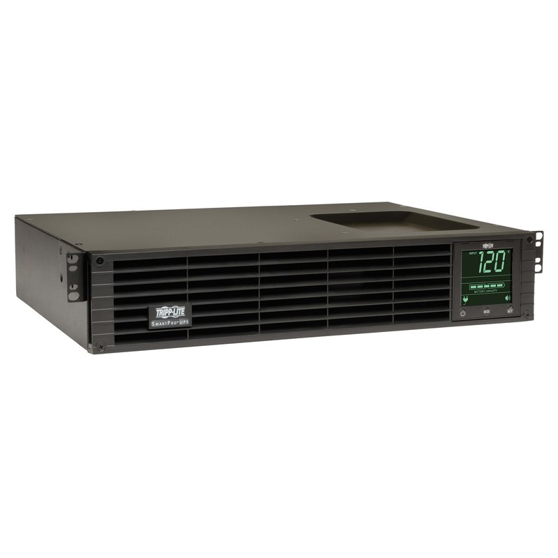 Tripp Lite SMART1000RM2UN SmartPro 120V 1000VA 800W Line-Interactive Sine Wave UPS 2U WEBCARDLX LCD USB DB9 6 Outlets UPS Battery Backup