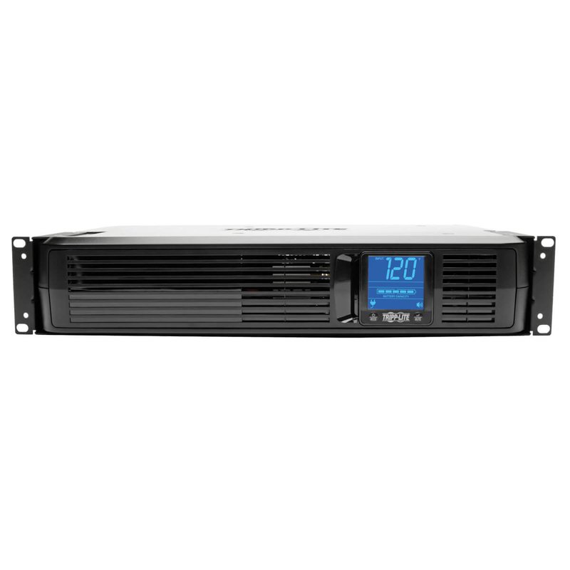 Tripp Lite SMART1200LCD SmartPro LCD 120V 1200VA 700W Line-Interactive UPS AVR 2U Rack/Tower LCD USB DB9 Serial 8 Outlets UPS Battery Backup