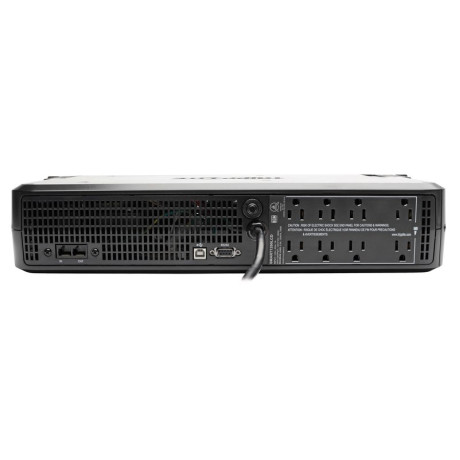 Tripp Lite SMART1500LCD Smart LCD 1500VA 900W 120V Line-Interactive UPS - 8 Outlets USB DB9 2U Rack/Tower UPS Battery Backup
