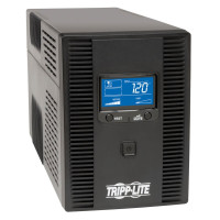 Tripp Lite SMART1500LCDT SmartPro 1500VA 900W 120V Line-Interactive Sine Wave UPS - 10 Outlets LCD USB Tower