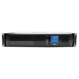Tripp Lite SMART1500LCDXL SmartPro LCD 120V 1500VA 900W Line-Interactive UPS AVR Extended Runtime 2U Rack/Tower LCD USB DB9 8 Outlets
