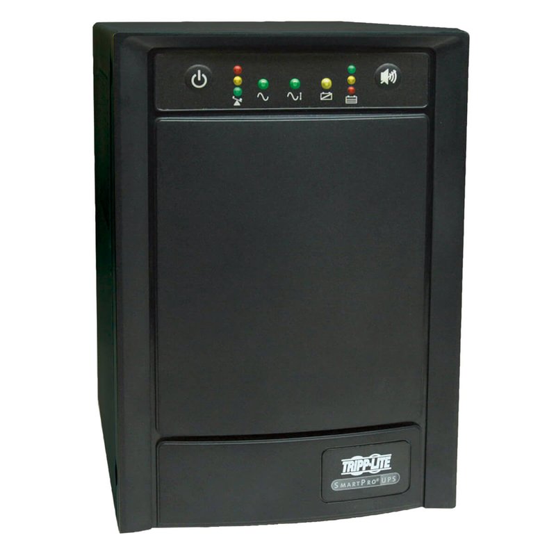 Tripp Lite SMART1500SLT SmartPro 120V 1.5kVA 900W Line-Interactive Sine Wave UPS Tower Network Card Options USB DB9 8 Outlets