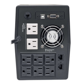 Tripp Lite SMART1500TSU 1440VA 1200W Line-Interactive UPS - 8 NEMA 5-15R Outlets AVR 120V 50/60 Hz USB LCD Tower