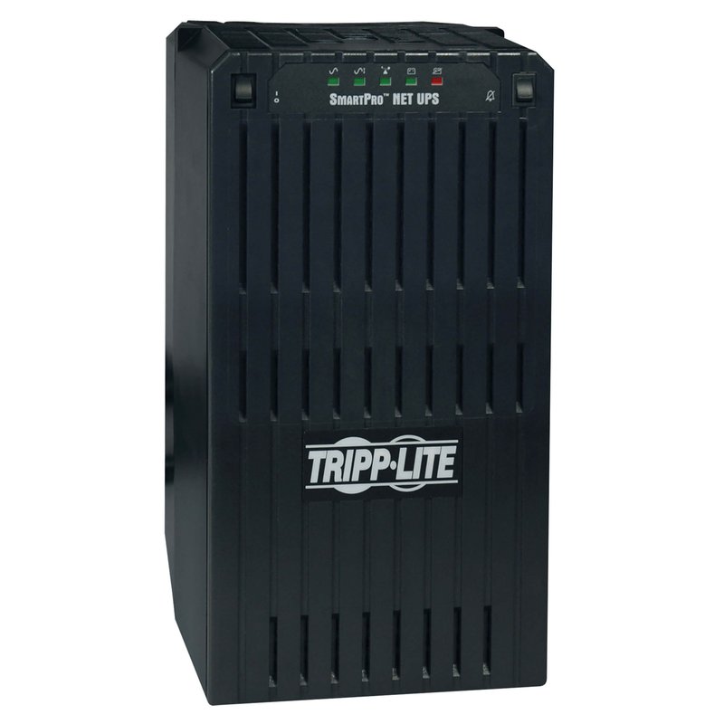 Tripp Lite SMART2200NET SmartPro 120V 2.2kVA 1.7kW Line-Interactive UPS Tower Extended run 3 DB9 ports UPS Battery Backup