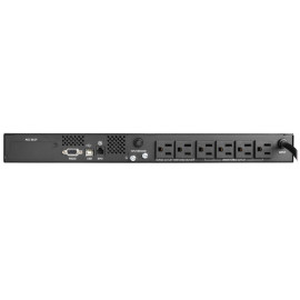 Tripp Lite SMART500RT1U 500VA 300W 120V Line-Interactive UPS - 6 NEMA 5-15R Outlets USB DB9 Network Card Option 1U Rack/Tower