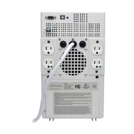 Tripp Lite SMART700HGL SmartPro 120V 700VA 450W Medical-Grade Line-Interactive Tower UPS with 4 Outlets Full Isolation USB Lithium Battery UPS Battery Backup