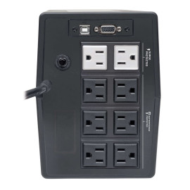 Tripp Lite SMART750TSU 750VA 600W Line-Interactive UPS - 8 NEMA 5-15R Outlets AVR 120V 50/60 Hz USB RS-232 LCD Tower