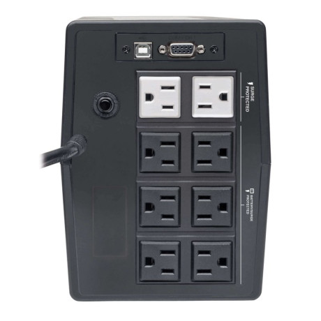 Tripp Lite SMART750TSU 750VA 600W Line-Interactive UPS - 8 NEMA 5-15R Outlets AVR 120V 50/60 Hz USB RS-232 LCD Tower