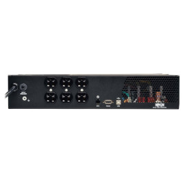 Tripp Lite SMC10002URM SmartPro 120V 1kVA 700W Line-Interactive Sine Wave UPS 2U Rack/Tower LCD USB DB9 6 Outlets