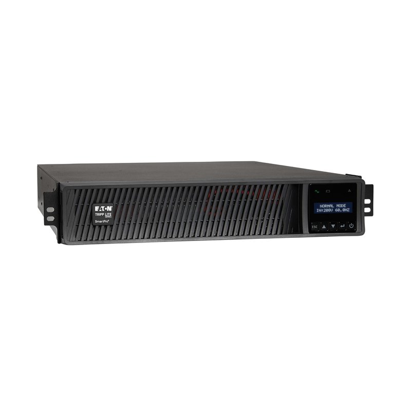 Tripp Lite SMX1500XLRT2U SmartPro 1500VA 1500W 208/230V Line-Interactive Sine Wave UPS - 8 Outlets Extended Run Network Card Option LCD USB DB9 2U Rack/Tower UPS Battery Backup