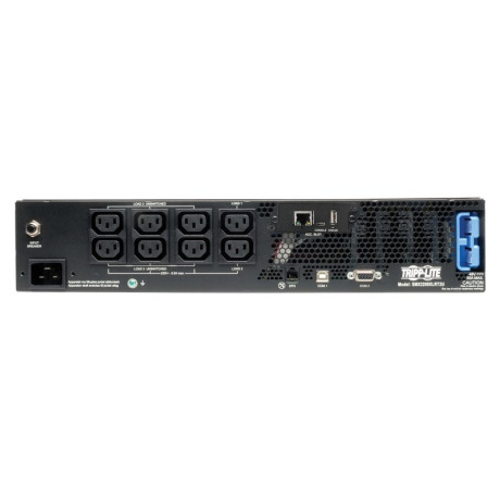 Tripp Lite SMX2200XLRT2UN SmartPro 230V 2200VA 1920W Line-Interactive Sine Wave UPS 2U Extended Run WEBCARDLX LCD USB DB9 UPS Battery Backup