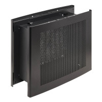 Tripp Lite SRCLOSETINTAKE Network Closet Through-Wall Air Duct Built-in Filter Black
