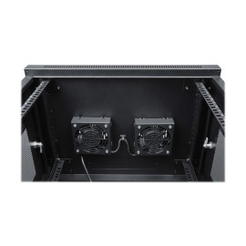 Tripp Lite SRXFANWM SmartRack Wall-Mount Roof Fan Kit - Dual 230V High-Performance Fans 210 CFM 3 ft. (0.91 m) Cord C14 Input
