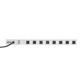 Tripp Lite SS240806 8-Outlet Power Strip with Surge Protection 6 ft. (1.83 m) Cord 1050 Joules 2 ft. (0.61 m) length