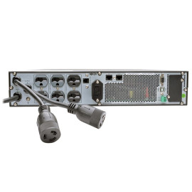 Tripp Lite SU3000LCD2UHV 208/240V 3000VA 2.7kW Double-Conversion UPS - 8 Outlets Extended Run Card Slot LCD USB DB9 2U