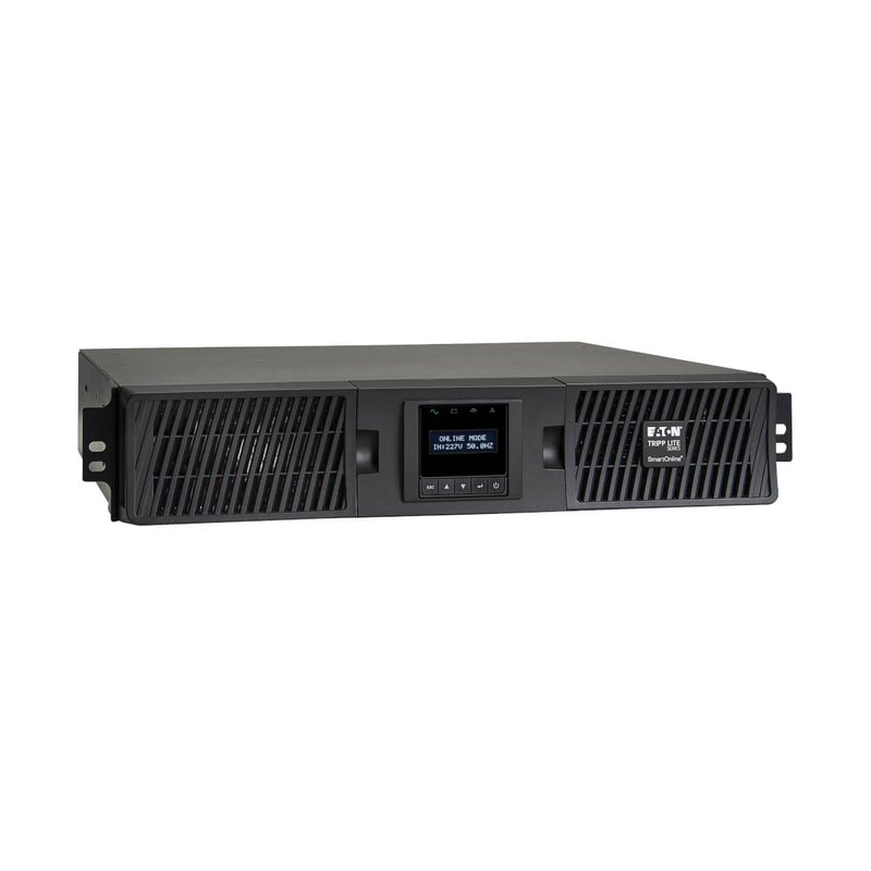 Tripp Lite SUINT1000LCD2U SmartOnline 1000VA 900W 208/230V Double-Conversion UPS - 8 Outlets Extended Run Network Card Option LCD USB DB9 2U Rack/Tower UPS Battery Backup