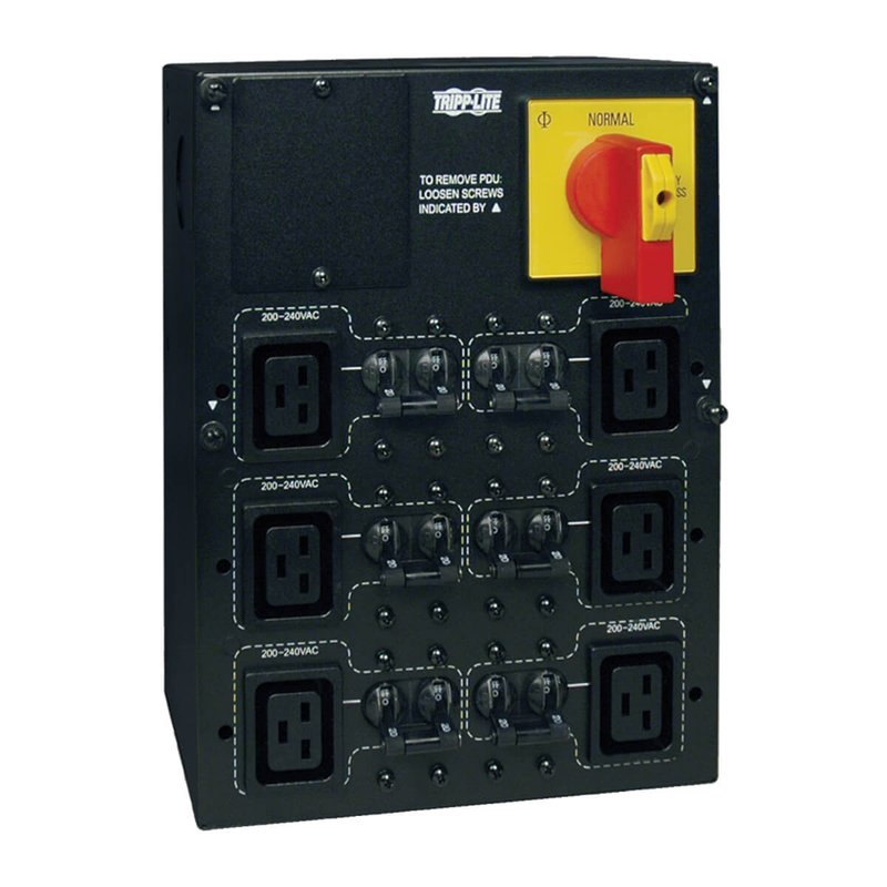 Tripp Lite SUPDMB710IEC Detachable PDU option with IEC output connections for compatible SmartOnline UPS Systems PDU Accessories