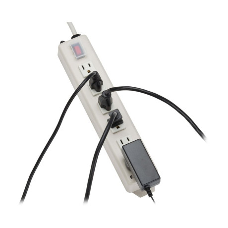 Tripp Lite TLM606NC Power It! 6-Outlet Power Strip 6 ft. (1.83 m) Cord Power Switch Cover