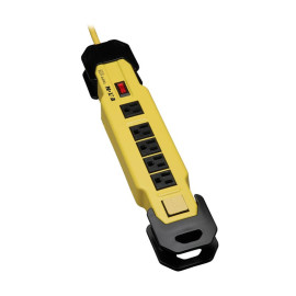 Tripp Lite TLM609GF Power It! 6-Outlet Safety Power Strip 9 ft. (2.74 m) Cord & Clip Hang Holes Safety Covers GFCI Plug