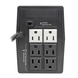 Tripp Lite VS650T 650VA 360W Line-Interactive UPS with 6 Outlets - AVR VS Series 120V 50/60 Hz Tower